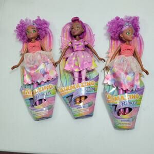 Lot of 3 Hairmazing Fairy Dolls Size 12"  62824-1M3